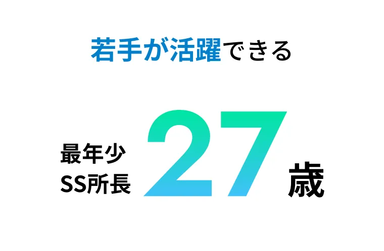 若手が活躍できる